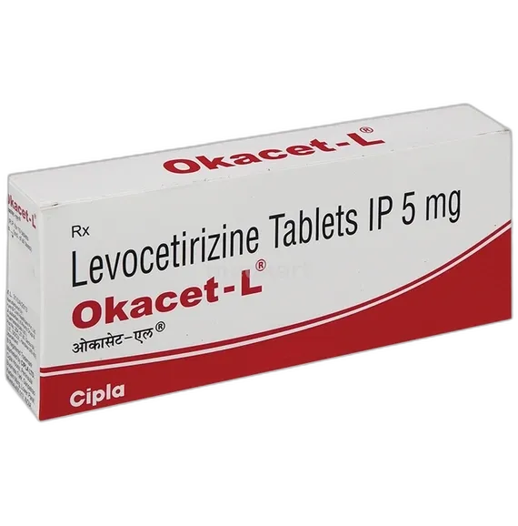 okacet l tablet 10's